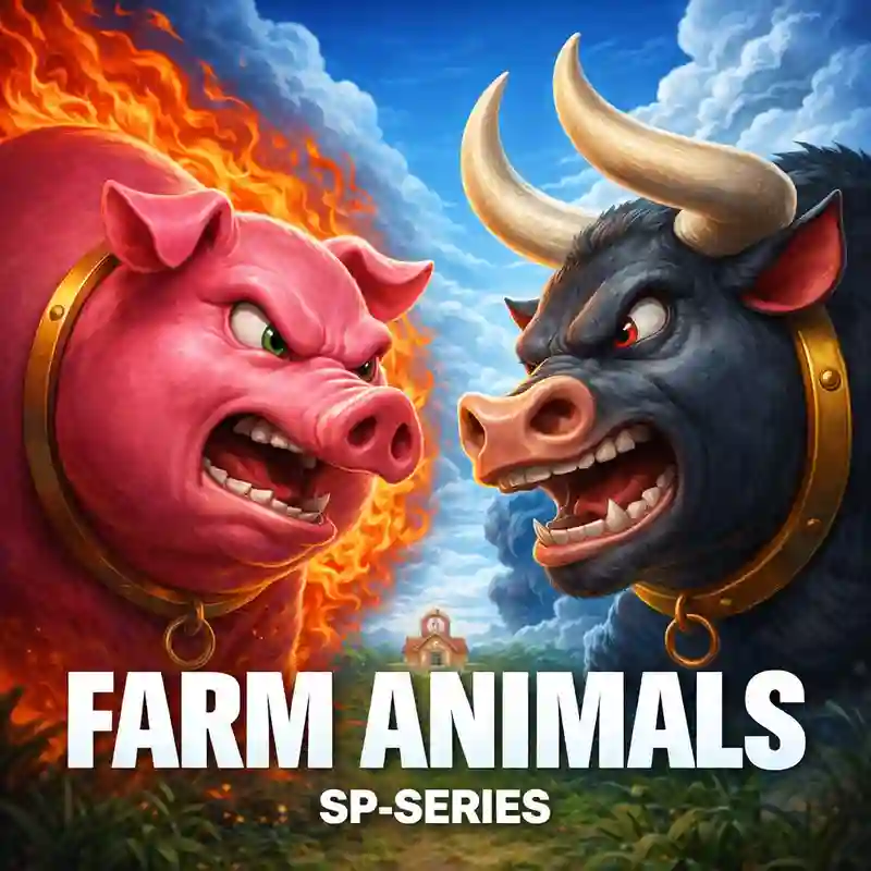 Farm Animals online slot game by ahbet